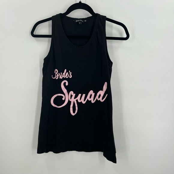 Just Love “Bride Squad” Sleeveless Top Ladies Medium - Picture 1 of 4